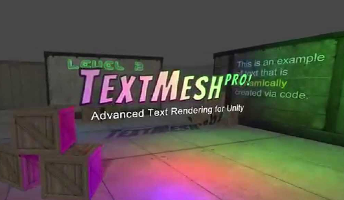 text mesh pro